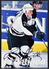 1996-97 Upper Deck Be A Player Rookie Quotebook Jere Lehtinen S175 RC Auto 3733