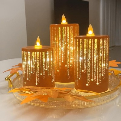 Led Candles Flickering Flameless Candles Battery Operated Fake Electric Luminara