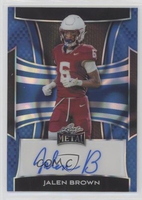 2025 Leaf Metal Blue Lava 7/12 Jalen Brown #BA-JB1 Auto 2y0