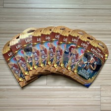 LOT OF 10 Disney Lorcana Wilds Unknown Sleeved Booster Packs SEALED NEW