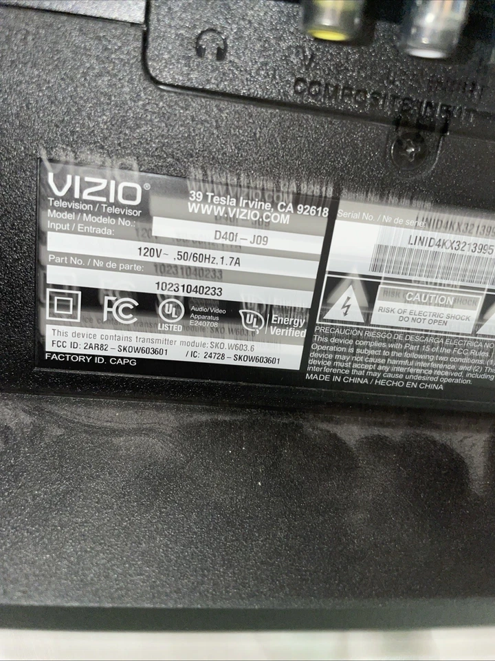 VIZIO 40 inch Class FHD 60Hz Smart TV - D40F-J09 - Image 2 of 2