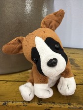2008 Nintendo Nintendogs Beanie Plush soft Boxer Puppy Dog Rare 5  Stuffed Anima