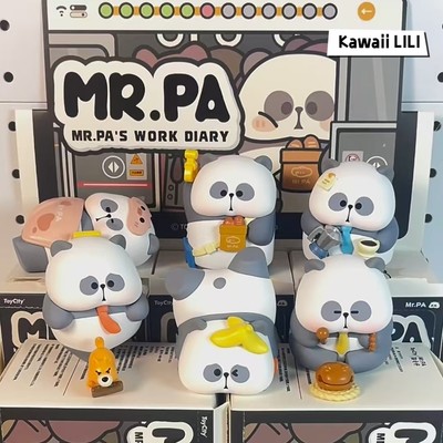 Panda-Figuren-Set 8-teilig – Ca. 3–5 Cm Groß, Aus PVC, Für Dekoration, Kuchendekor Oder Spielzeug