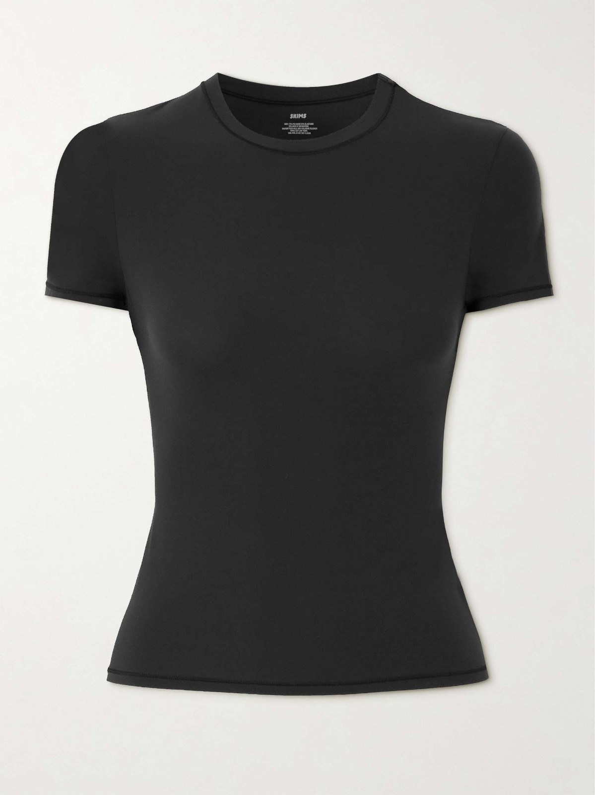 SKIMS Fits Everybody Short Sleeve T-Shirt - Onyx (Black) - Size 4X / 4T