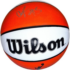 ANGEL REESE SIGNED AUTOGRAPHED WILSON WNBA BASKETBALL CHICAGO SKY LSU PSA COA