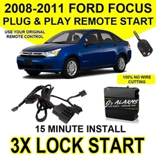 2008-2011 FORD Focus Remote Start Plug and Play Easy Install DIY 3X Lock FO1A