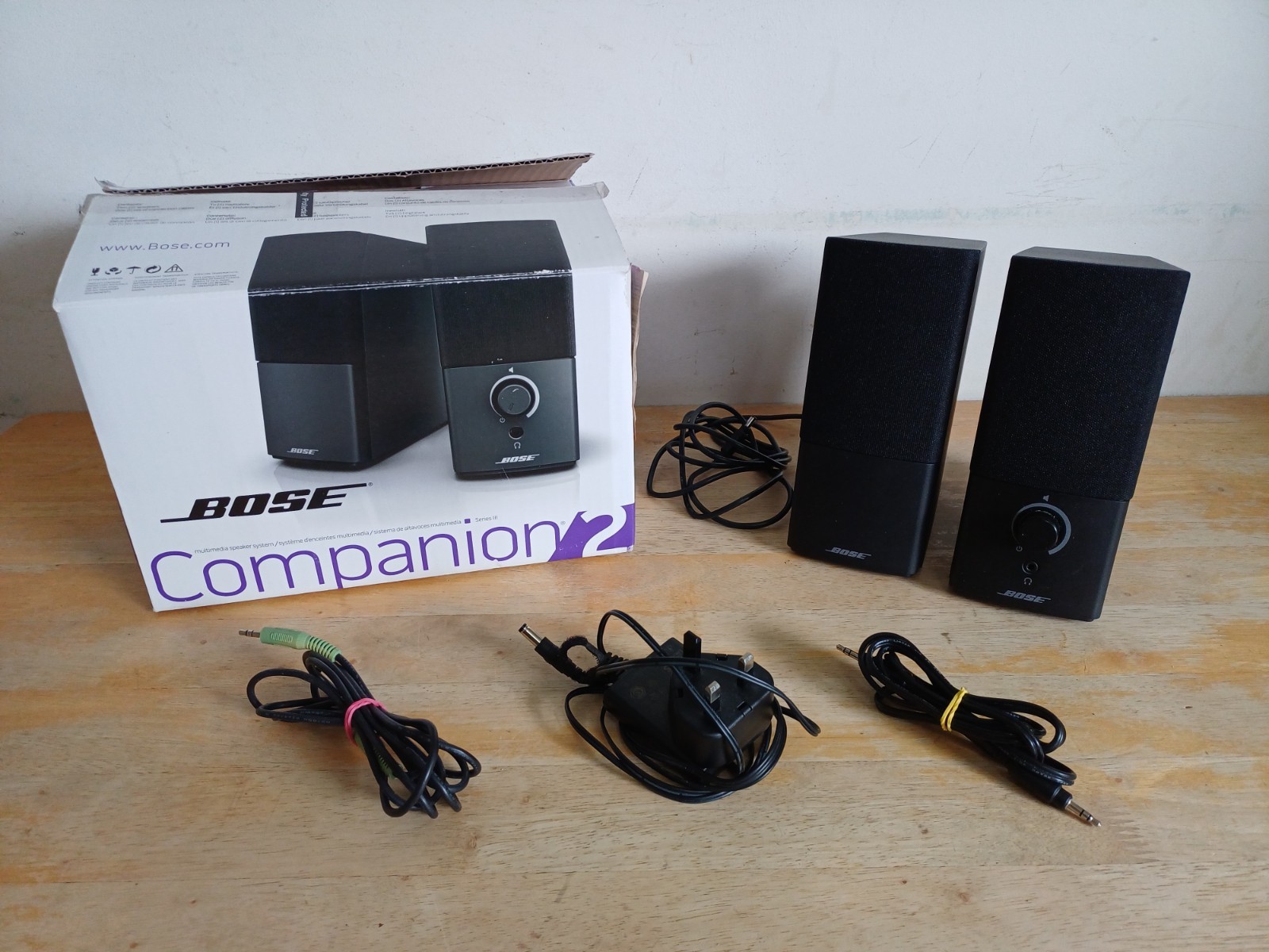 Bose Companion 2 Series III Multimedia Speaker System, Excel. Condition, Working