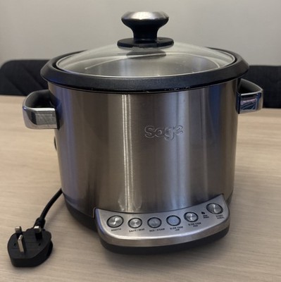 Sage The Risotto Plus BRC600 Multi-Kombikocher gebürsteter Reis langsam anbraten