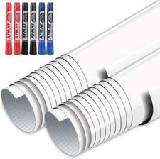Whiteboard Sticker, 11ft Dry Erase Wallpaper, Peel and Stick Whiteboard Contact