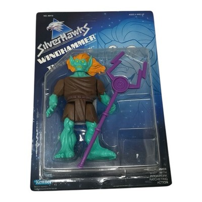 Vintage 1987 SilverHawks Windhammer with Tuning Fork UNPUNCHED SEALED VG+ RARE
