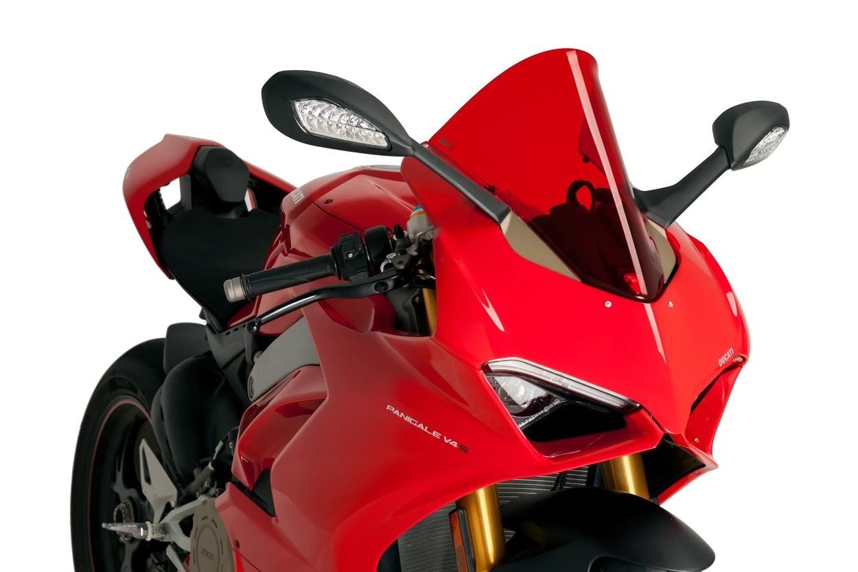 Puig Red R-Racer Screen Ducati Panigale 1100 4R 2020-2024
