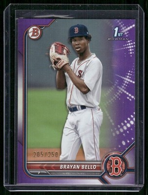 2022 Bowman - Prospects Brayan Bello #BP-107 Purple Border /250