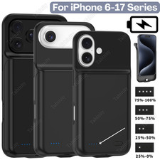 For iPhone 17 16 15 14 13 12 Power Bank Fast Battery Charger Case Charging Cover