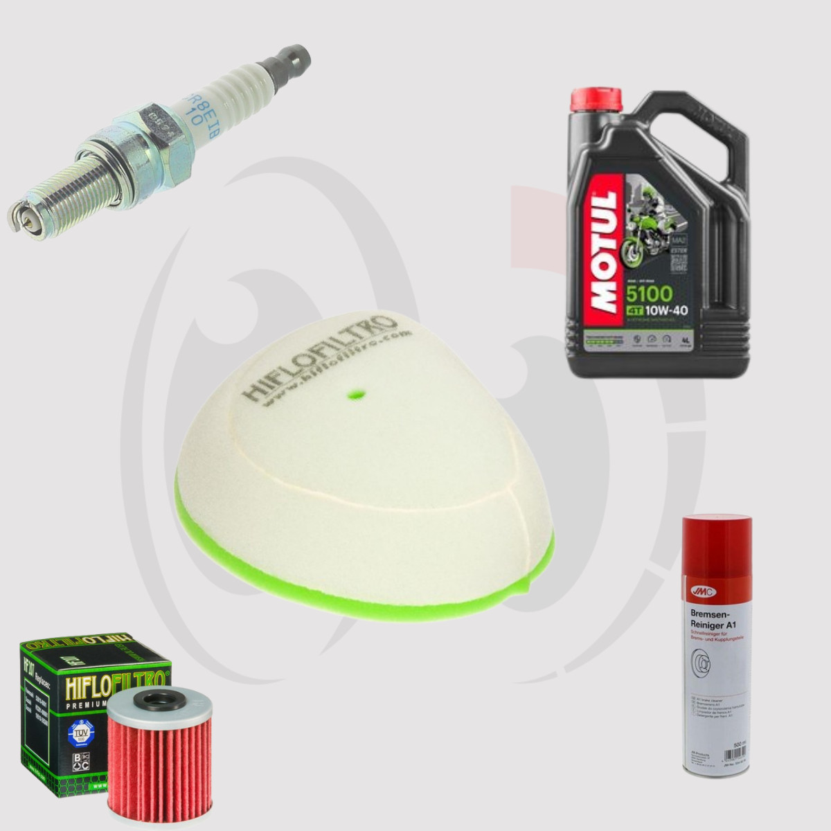 Kit Vidange Suzuki RMX 450 Z Évite l'Usure Boîte et Embrayage Huile Motul 5100 10W40 Premium