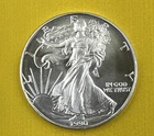 1990 American Silver Eagle Choice Bu