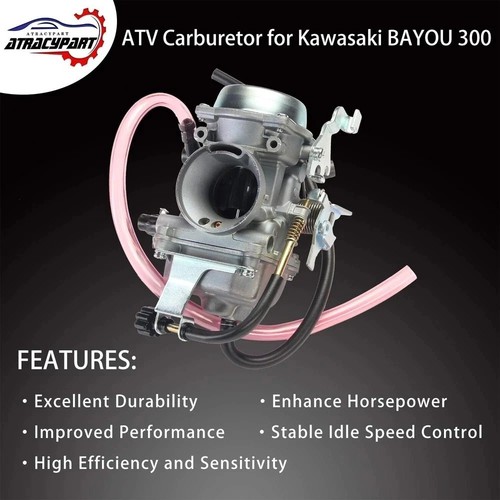 Exact OEM Standard Carburetor for Kawasaki Bayou 300 KLF 300 - Fuel Efficiency - Picture 8 of 9