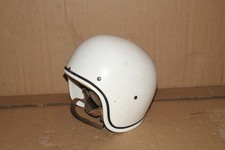 Helm Eierschale VEB Perfekt Berlin DDR alt Größe 2 weiß Simson MZ Motorrad Moped