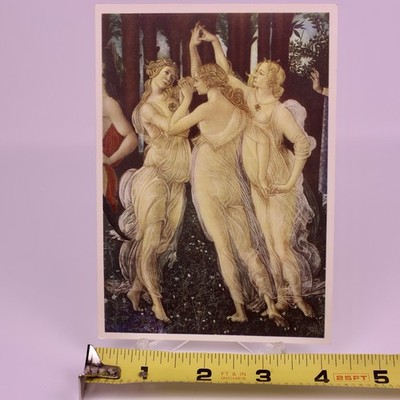 Le Tre Grazie By Botticelli Three Thanks Milano Italy Postcard 1624 Uffizi Firen