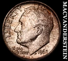 1962 Roosevelt Dime- Color- Choice Gem Brilliant Uncirculated No Reserve #J5581
