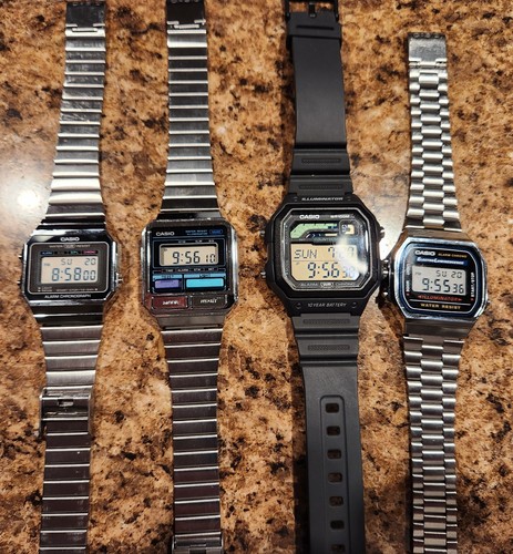 Casio Uhr Konvolut WS1600H A168 A700 A120