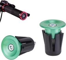Bike Handlebar Ends Caps with Screw-Green