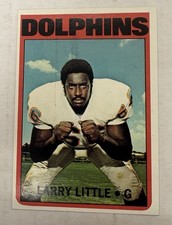 1972 Topps Football #240 Larry Little Rookie Card. rookie card picture