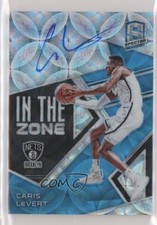 2018-19 Panini Spectra In the Zone Neon Blue Prizm 17/60 Caris LeVert Auto 8w4