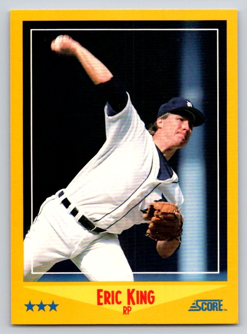 1988 Score - Eric King #471 - *Near Mint+*