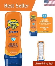 Sport Ultra SPF 30 Sunscreen Lotion, 8Fl Oz | Sport Sunscreen SPF 30 Lotion, ... 2.25 per gallon