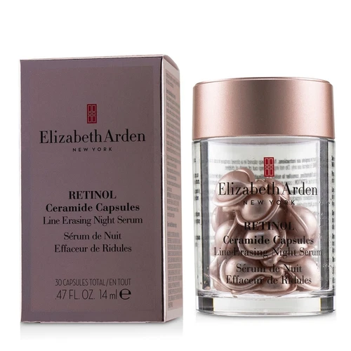 Elizabeth Arden Ceramide Retinol Capsules - Line Erasing Night Serum  60 Caps - Picture 5 of 9