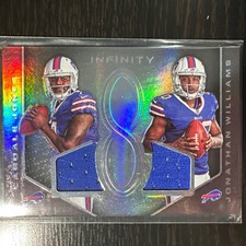 2016 Panini Infinity Dual Patch Bills Jones & Williams 244/288