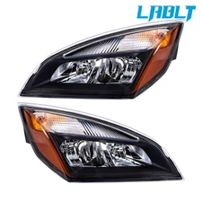 LABLT Headlamps Halogen Bulbs For Freightliner Cascadia A6601512002 A6601512003