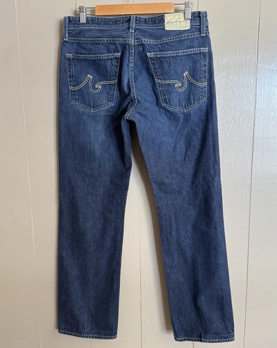 AG Adriano Goldschmied Jeans Men’s SZ 33 The Protege Blue Denim Straight Leg - Picture 2 of 9