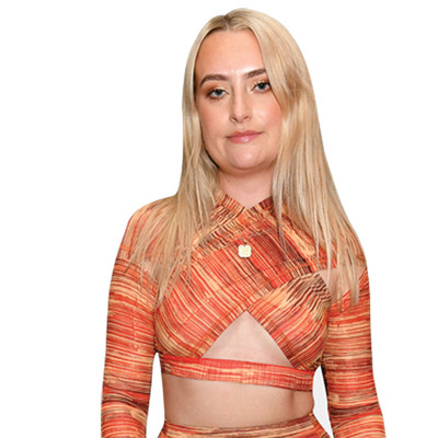 Amelia Dimoldenberg (Orange) Half Body Buddy Cutout