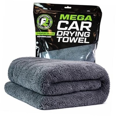 Mega Car Drying Towel - Holds Up to 9 lbs, No Streaks, Scratches, or Pack of 1