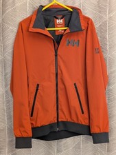 Helly Hansen Hydro Power Tech Performance Men's Large Orange Full Zip Jacket