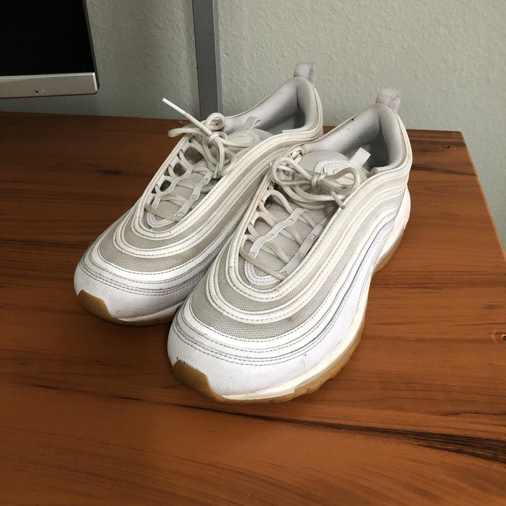 Nike Air Max 97 White Gum Size 10.5 Men's Running Shoes