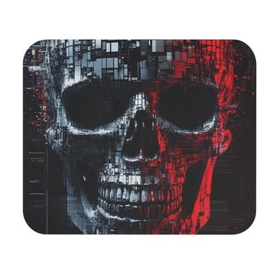 Edgy Skull Design Mouse Pad, Gaming Accessories, Office Decor, Gift Idea,