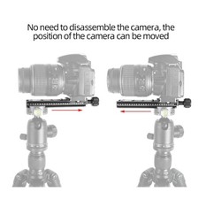 Universal Camera Clamp Long Board Clip Seat Aluminium Alloy Quick Release Plate