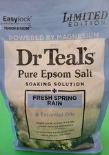 Dr. Teal's Limited Edition Pure Epson Salt Soaking Solution Fresh Spring Rain