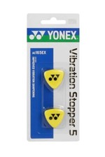 NEW 2 PACK YONEX "YELLOW/BLACK" VIBRATION STOPPER 5 DAMPENERS TENNIS RACQUETS