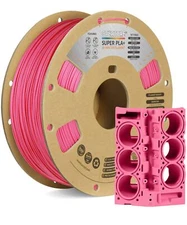 Super PLA+ Filament 1.75mm Toughness Enhanced PLA Plus Cardboard Spool 1kg Fi...