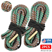 Bore Rope Cleaner Brush Guns Barrel Cleaning Tool Kit For ‎.40 Cal .41 Cal