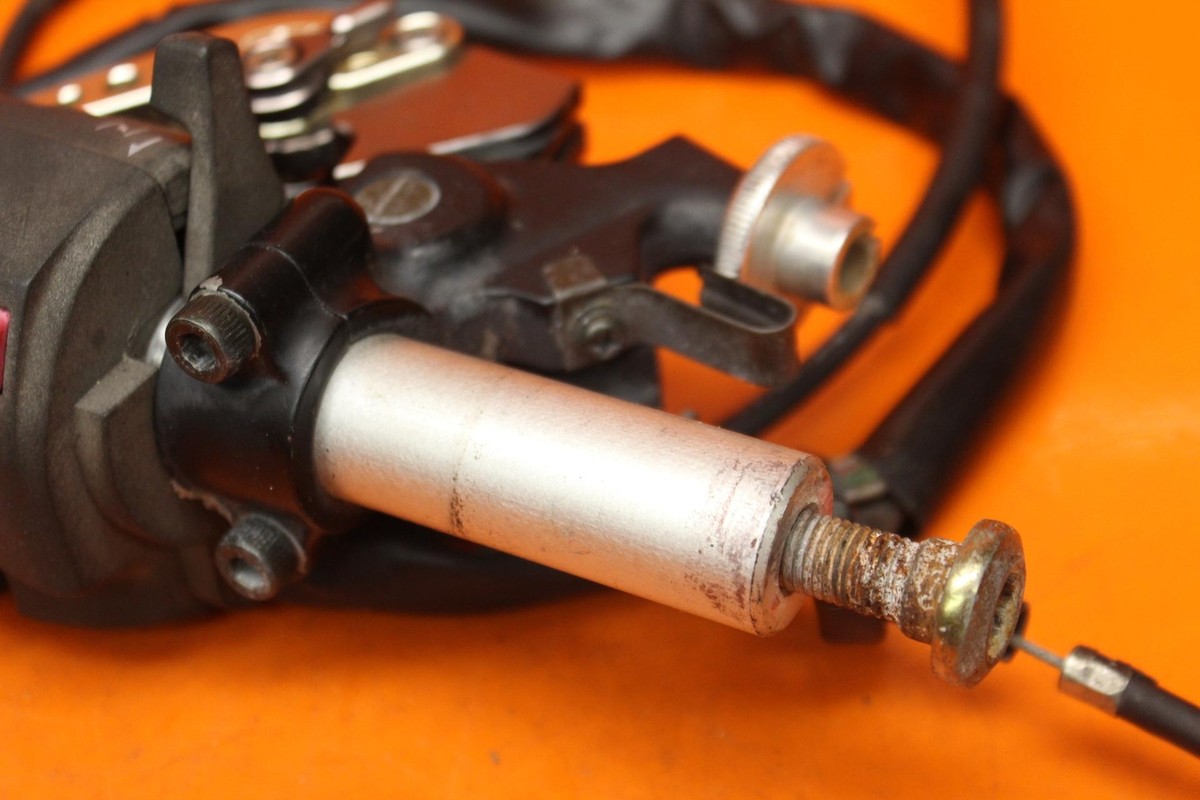 2004-2005 KAWASAKI NINJA ZX12R OEM LEFT CLIP ON HANDLEBAR W