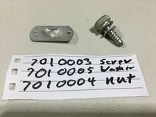 NOS Vintage Polaris Grill Screw Nut 69 Colt Mustang Charger Voyager Snowmobile