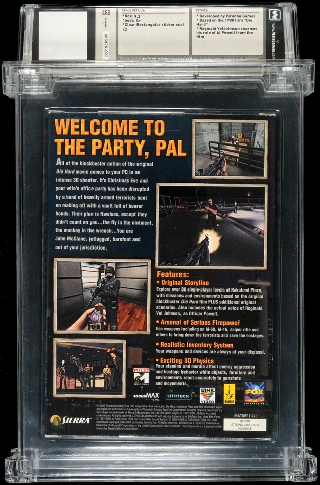 Die Hard: Nakatomi Plaza, WATA 9.2 A+/~VGA 85+ GOLD - Image 2 of 4
