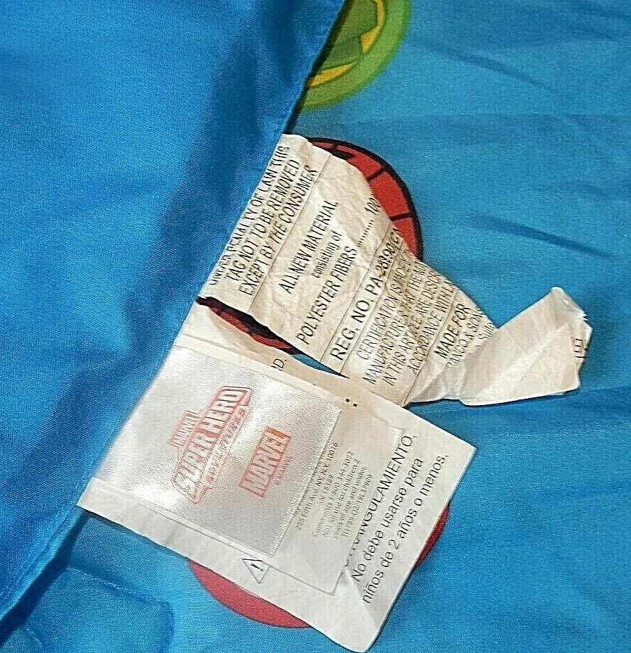 5A 42x58迪士尼漫威超级英雄幼儿床超细纤维被子毯 — 第 3/4 张图片