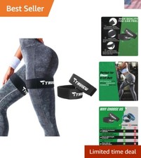 Sleek Adjustable Booty Bands for Hip  Glute Training  Ultimate Fitness Tool