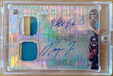 2014 Bowman Sterling /44 Blake Bortles Marquise Lee Rookie Dual Patch Auto RC