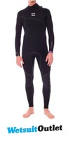 2016 Billabong Furnace Carbon 5/4mm Zip Free Wetsuit In Black U45m01 2016 Billabong Furnace Carbon 5/4mm Zip Free Wetsuit In Black U45m01